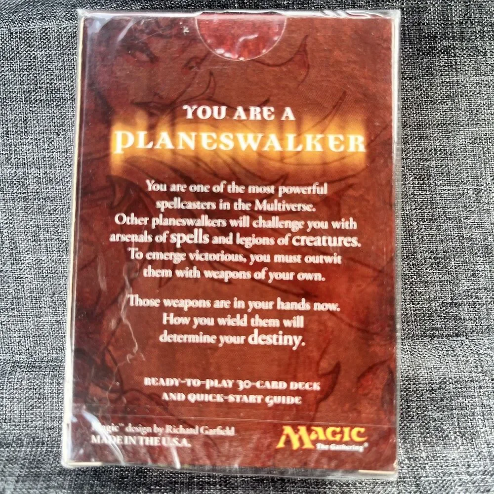 Magic The Gathering- Red Planeswalker Ready to Play 30-Card Deck - New Sealed